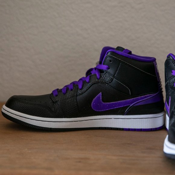 Air Jordan 1 Retro '86 Black and concord purple - Picture 5 of 16